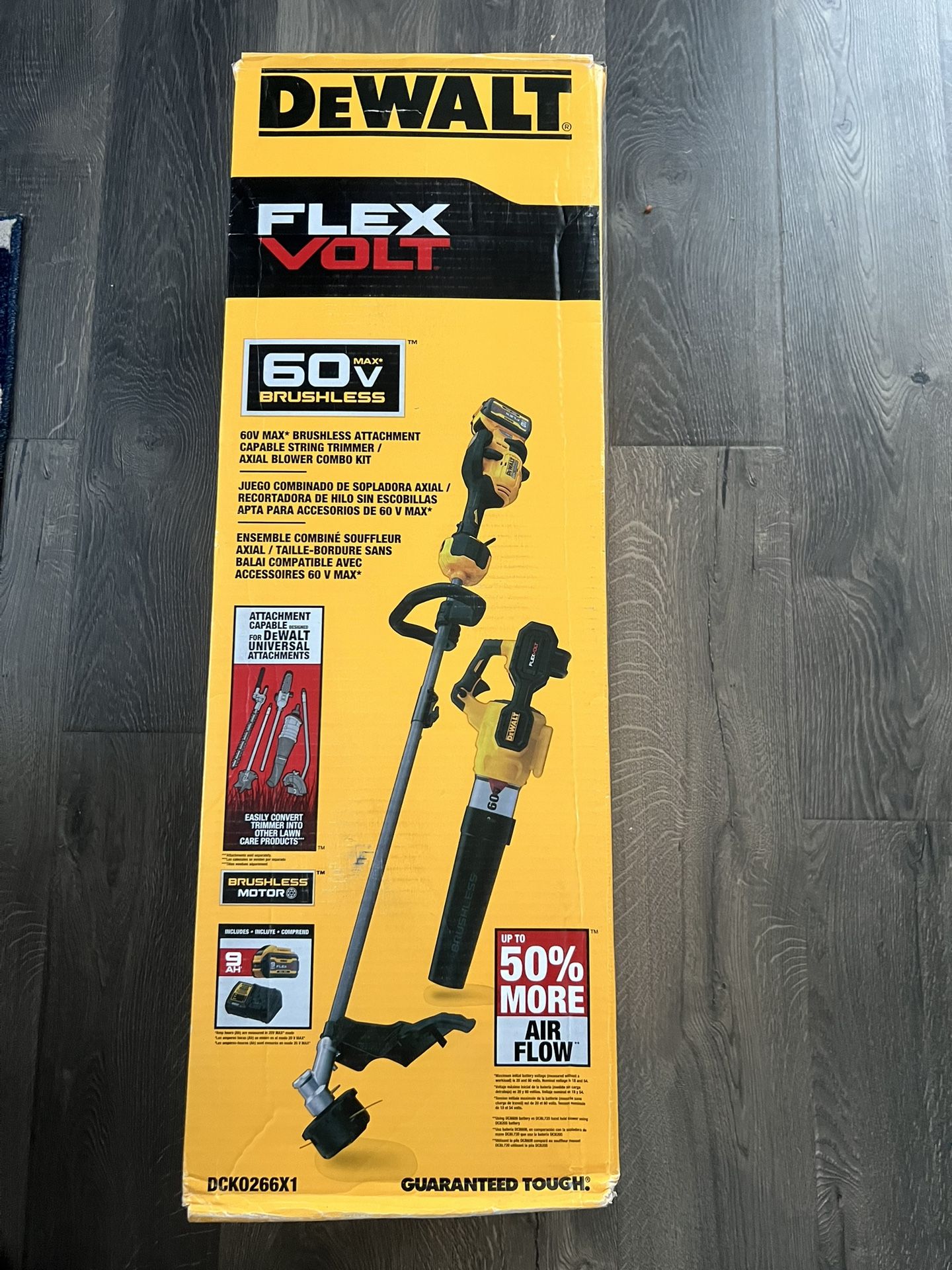 Dewalt 60V Trimmer And Blower Combo