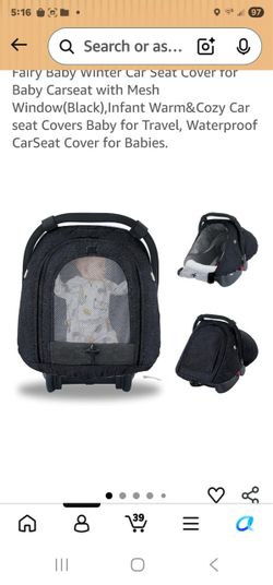 Baby car seat cover