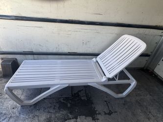 Plastic Pool Lounge Chair For Sale