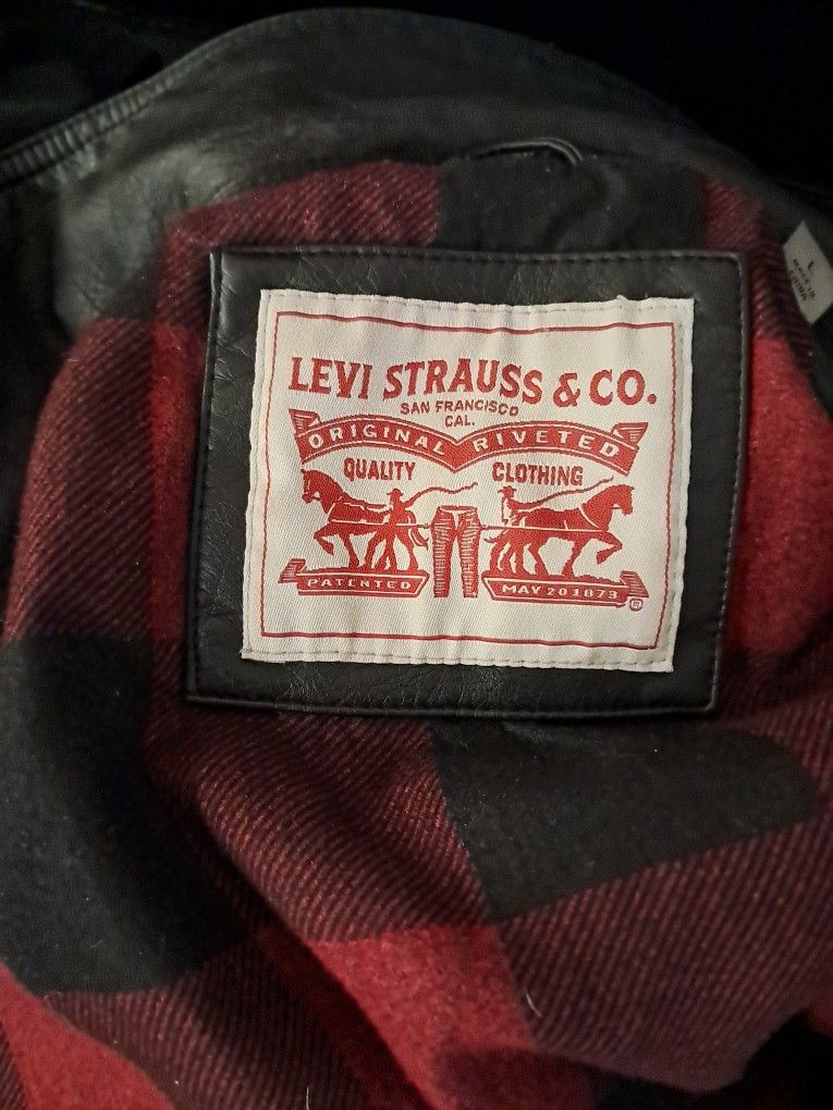 Large Levi Strauss  Leather Jacketùy
