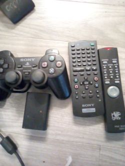 PS2 controller and remotes