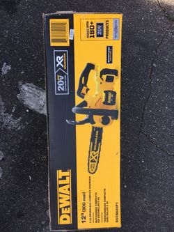 12 in. 20 V Max lithium LON cordless brushless chainsaw with (1)5.0Ah Battery and charger included