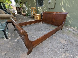Drexel wooden bed frame