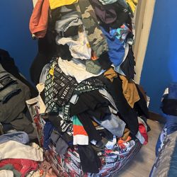 Boys Character Clothing Lot size 8/10/12 selling the bundle together 300 pieces of clothing