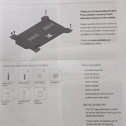 Catalytic Converter Shield Miller