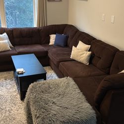 Brown Sectional Couch