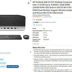HP ProDesk 600 G3