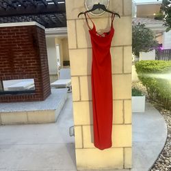 Red Dress Formal Evening 