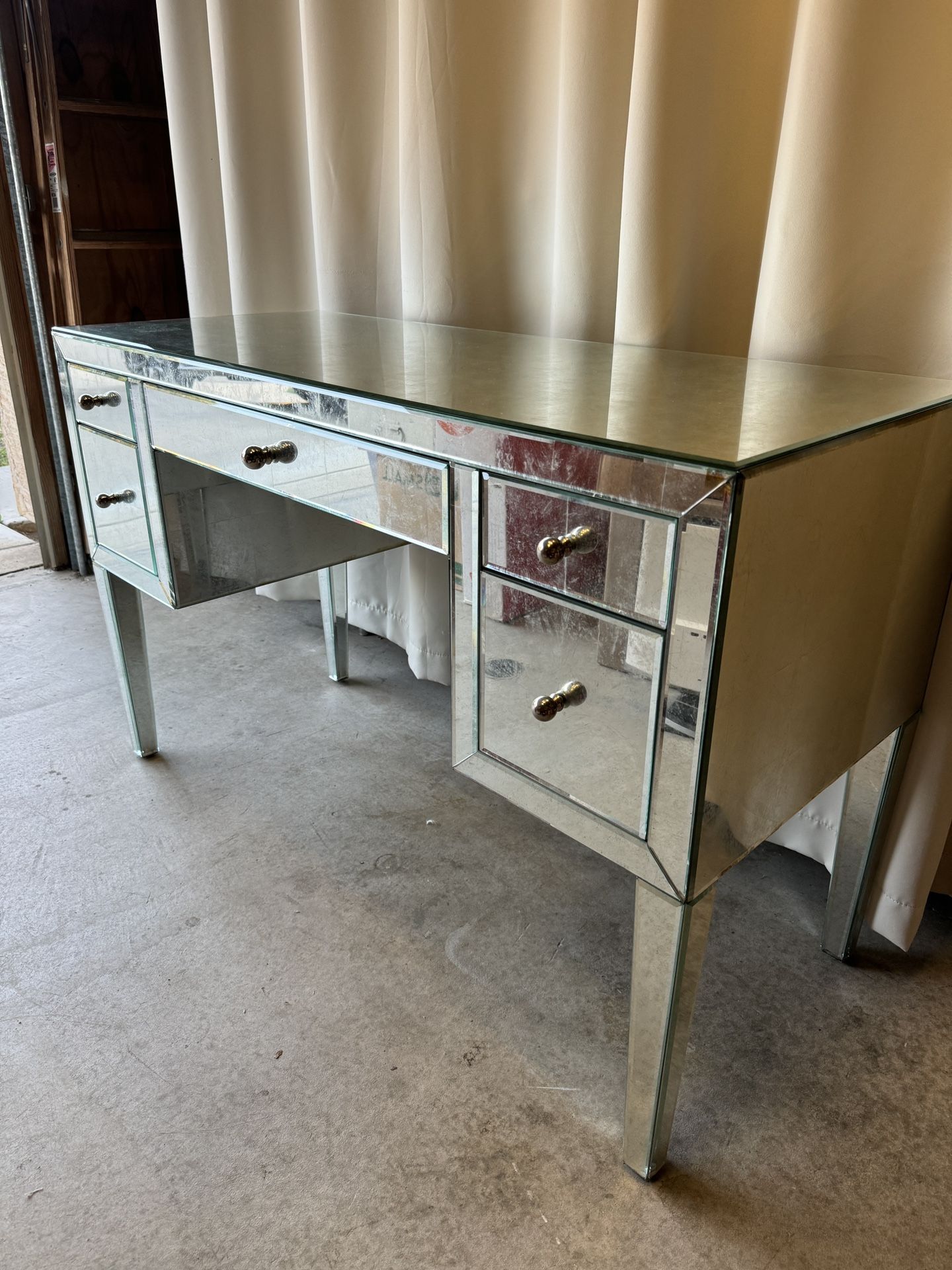 Restoration Hardware Beaumont Mirrored Vanity