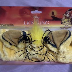 Disney’s The Lion King Simba Spa Headband Plushie NEW