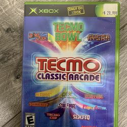 Tecmo Classic Arcade For Xbox (complete With Registration Card)