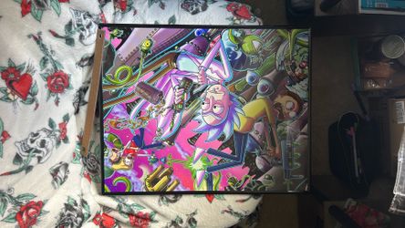 Rick and Morty’s framed poster 20x15