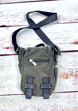 Kenneth Cole Reaction Crossbody canvas Bag  Adjustable