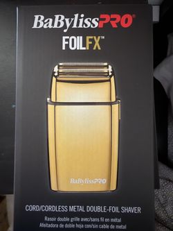 Babyliss pro metalfx double foil shaver