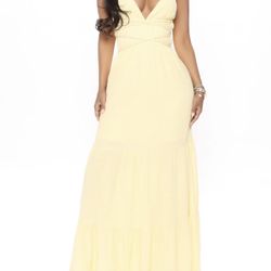 Yellow Maxi Dress 