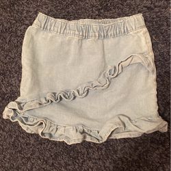 6t Anko Girls Jean Skirt