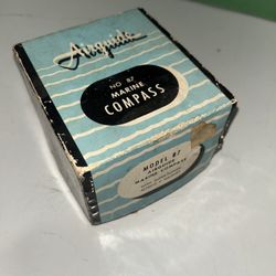 Vintage new in the box Airguide Marine compass