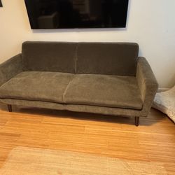 West Elm Oliver Sofa - Olive 