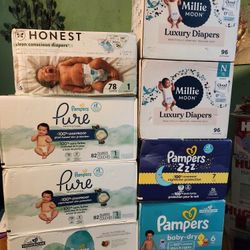 Diapers /$25 Each (Cada Caja)