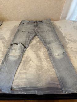G Star Raw 5620 Skinny Jeans Light Blue Denim Size 36 