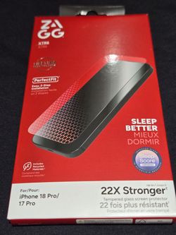 ZAGG iPhone 18/17 Pro XTR6 Screen Protector