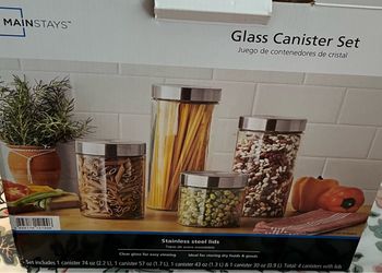 Glass jars with leads. 4