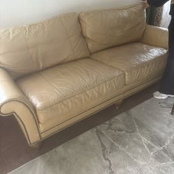 Leather Sofa 