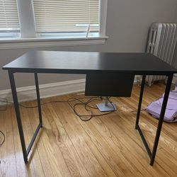 Black Table 39 in x 20 in