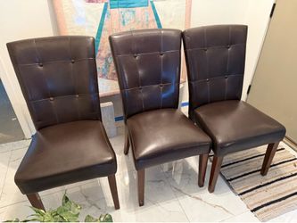 Dining chairs x3