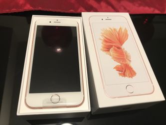 New iPhone 6s 32gb rose factory unlocked