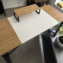 Desk and Monitor Stand