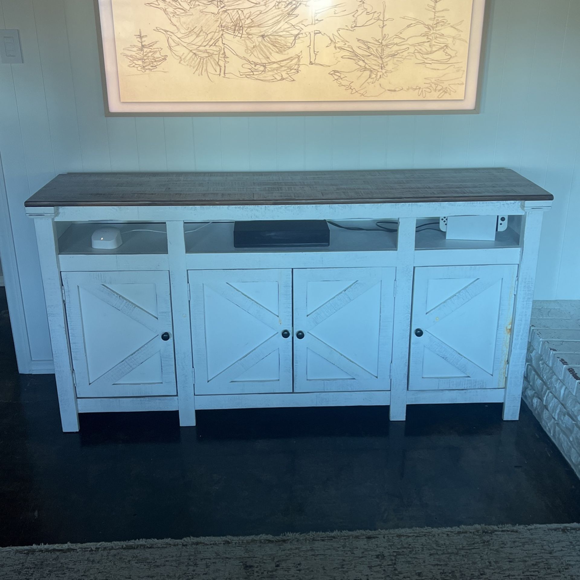 Farm Style Console Table