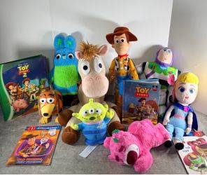 Toy Story Plush and Books Bundle
