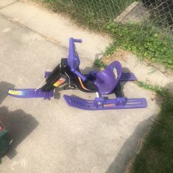 Snowmobile Sled Kids