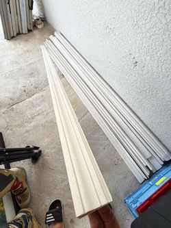 White Trim Molding Strips – Large Lot