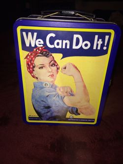 Rosie The Riveter Lunch Box No Thermos