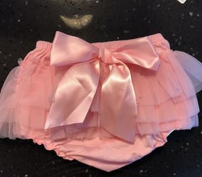 light pink tutu bloomers diaper cover for girls