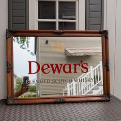 🪞 1994 Dewar’s Scotch Whisky Mirror – Vintage Bar Sign