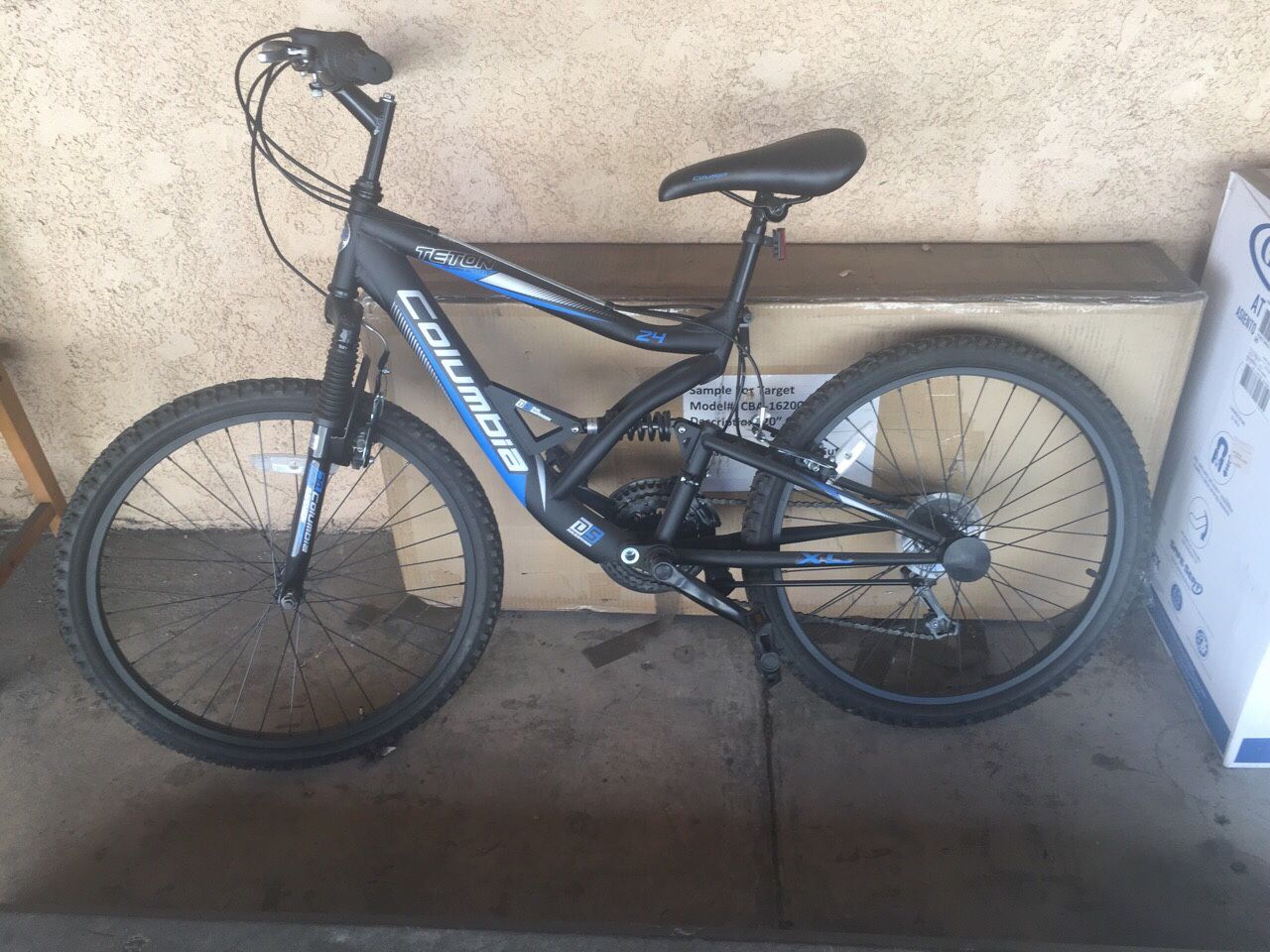 New Men’s Columbia Teton Full Suspension Mountain Bike 24”