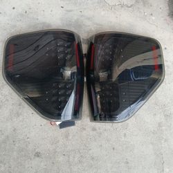 Ford 150 09-14 Black Smoke Taillights Led
