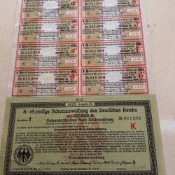 Weimar 1923 Original Bond