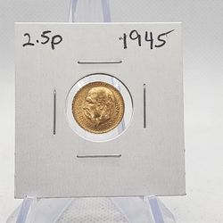 1945 2.5 Pesos Mexico Gold Coin