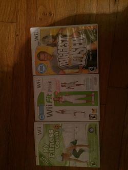 3 Wii Fitness Games Biggest Loser Wii Fit Plus My Fitness Coach For Sale In Portsmouth Va Offerup
