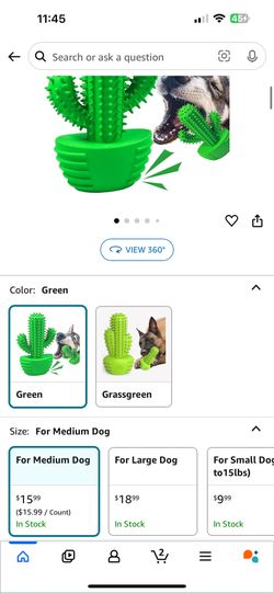 Dog Chew Toys Dog Toothbrush Stick Teeth Cleaning Brush Dental for Medium Large Dog