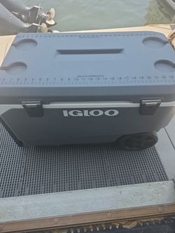 Igloo 90 quart rolling cooler