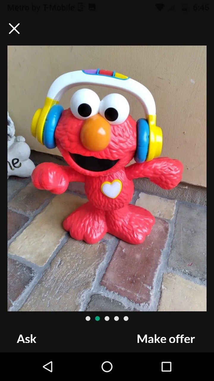 Elmo Learning Toy Working Condition $15