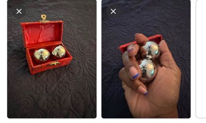 Metal relaxation balls