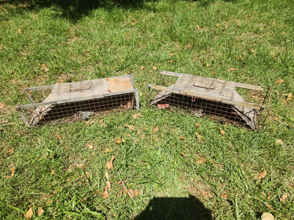 2 Small Animal Traps