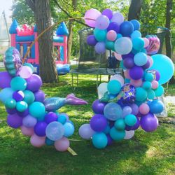 Round Arch And Balloons Garland