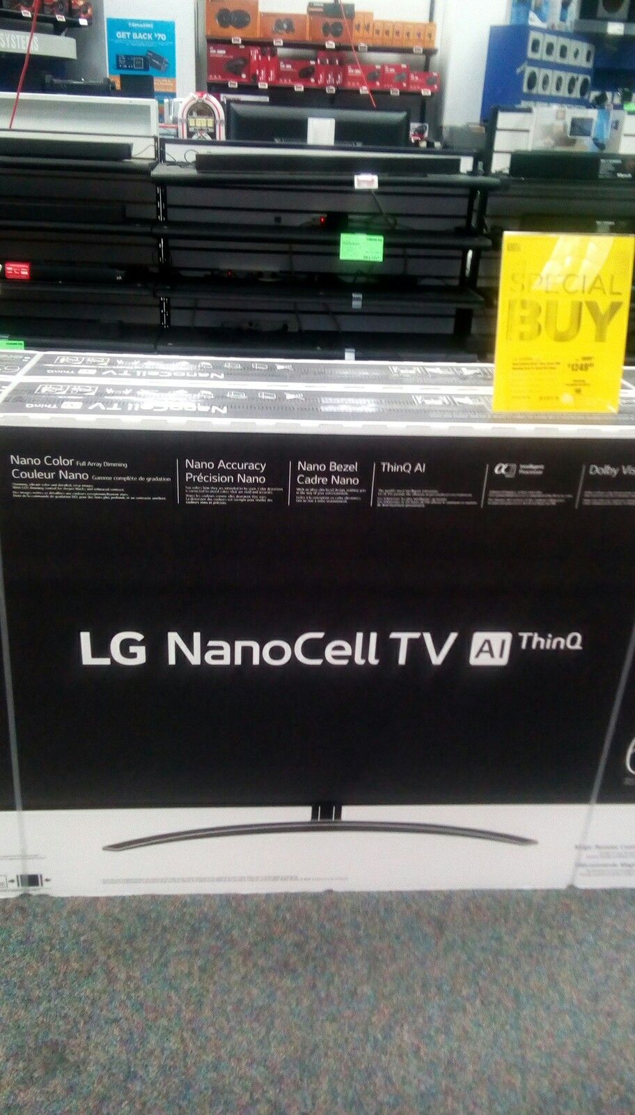2019 LG Nanocell SM9000 65" 4K smart TV